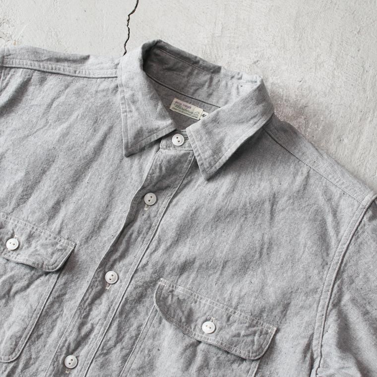 ウエアハウス WAREHOUSE Lot 3051 グレーシャンブレーワークシャツ