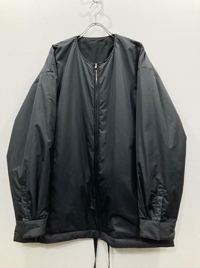 stein（シュタイン）2022SS 22SS REVERSIBLE PADDED NO COLLAR ZIP