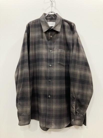 stein（シュタイン）2022AW 22AW OVERSIZED COTTON FLANNEL SHIRT
