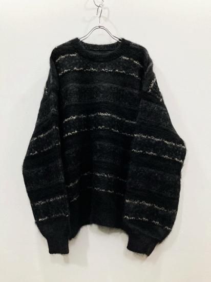 stein（シュタイン）2022AW 22AW SILK MOHAIR FAIR ISLE KNIT LS