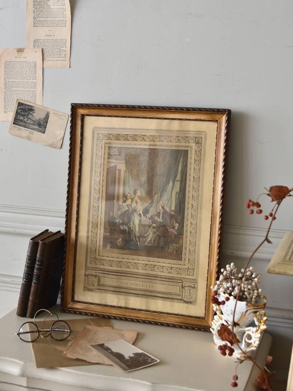 アンティークフレームI☆1931年超希少なNERMANアンティークカード入り