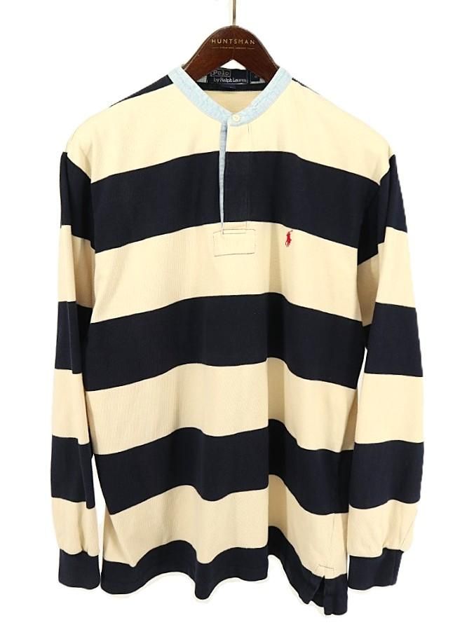 古着 90's POLO by RALPH LAUREN ポロ ラルフローレン バンドカラー