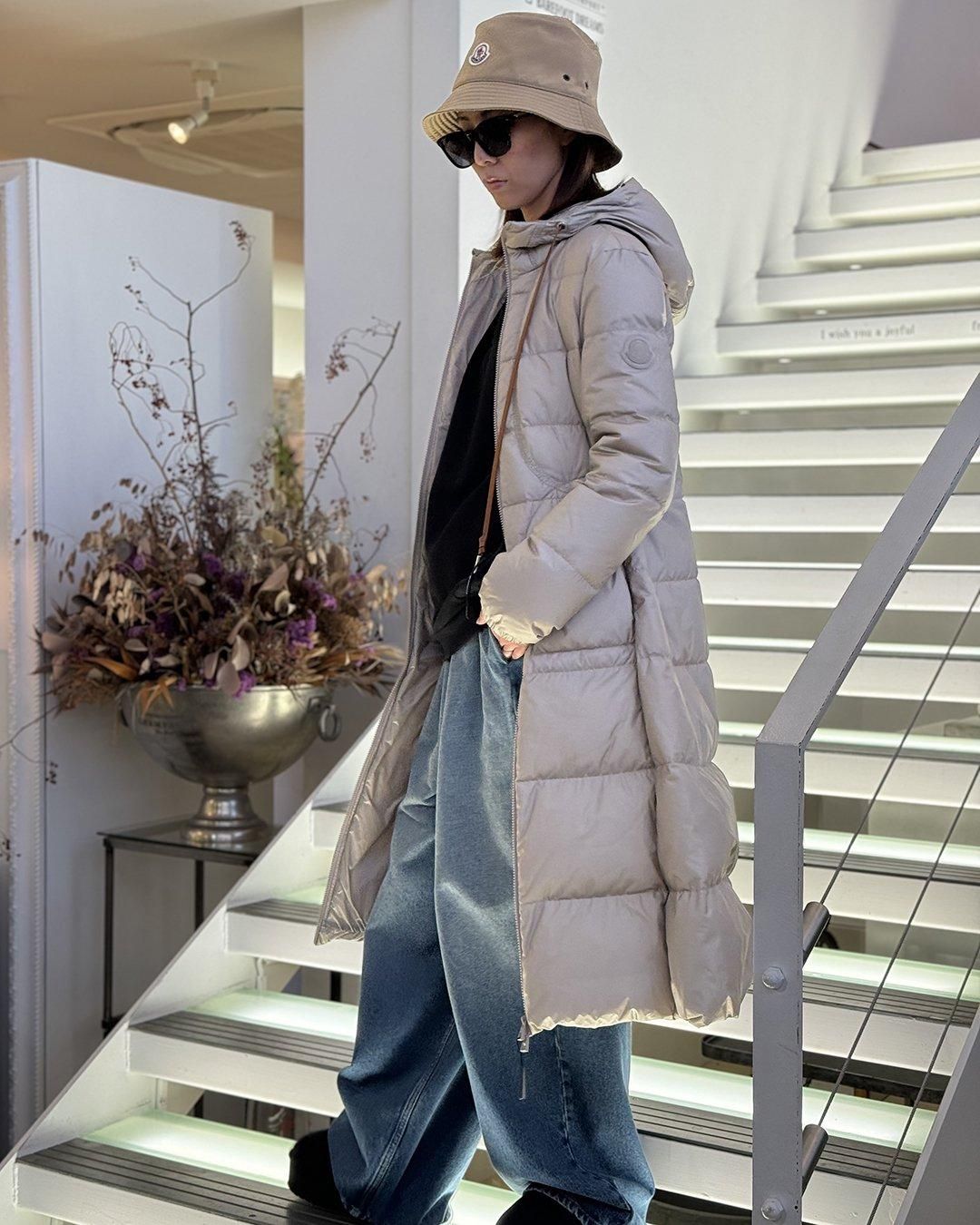MONCLER GRENOBLE FEMME｜IDOCRASE LONG COAT｜BEIGE｜2024秋冬