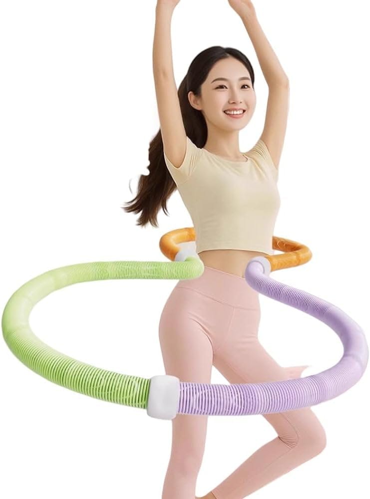 スプリング式フラフープ ダイエット用フラフープ ウェイト付き ベリー