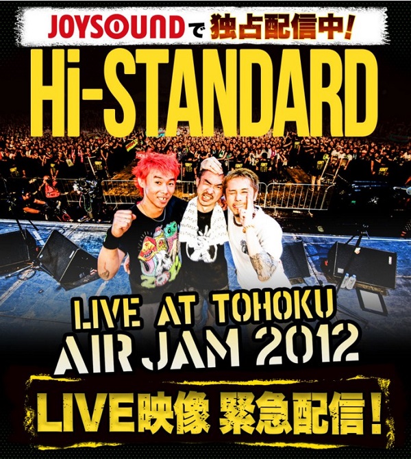 Hi-STANDARD AIR JAM 2012 スケートボードデッキ ハイスタ Hi-STANDARD