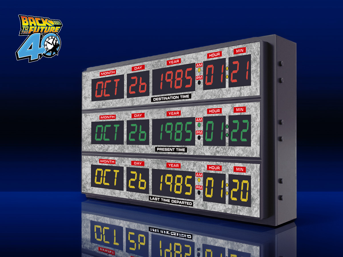 バック・トゥ・ザ・フューチャー』40周年記念 タイムトラベルしたい