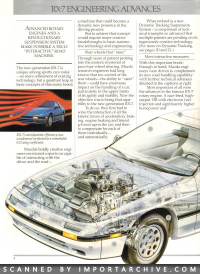 1987 Mazda RX-7 Brochure (Early Version) - ImportArchive