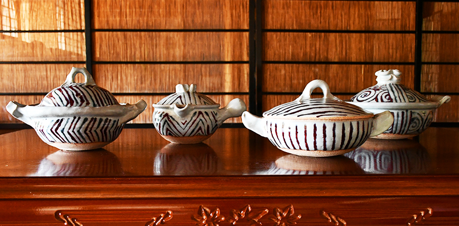 青白釉 | 稲葉直人 伊賀焼土鍋と器｜三重県伊賀市土鍋作家