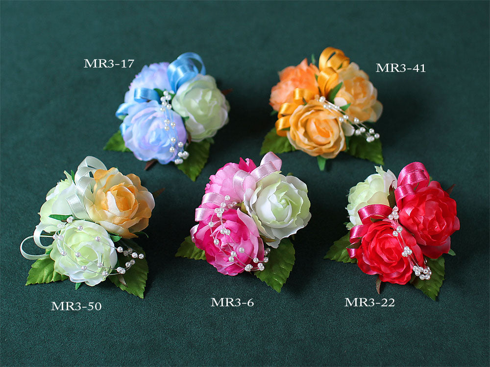 MR3-22 マリーローズ×3輪ビューティコサージュ – インスタイルコサージュ
