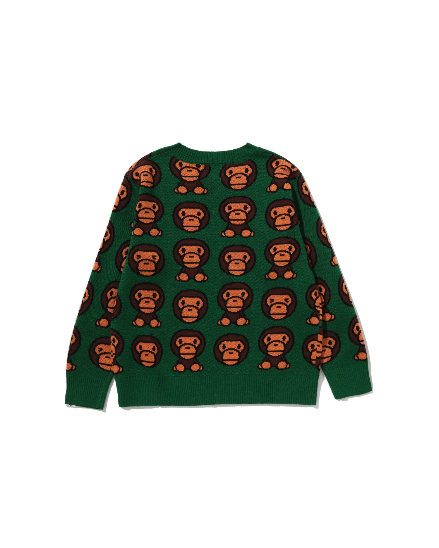 A BATHING APE® Kids Baby Milo Pattern Knit Sweater | Bape official
