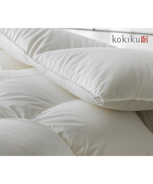 ハンガリーマザーホワイトグース 羽毛掛ふとん シングル | kokiku