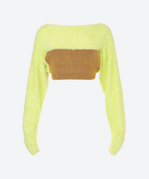 MULTI―WAY FUZZY SHORT TOP KTX5A―KN01