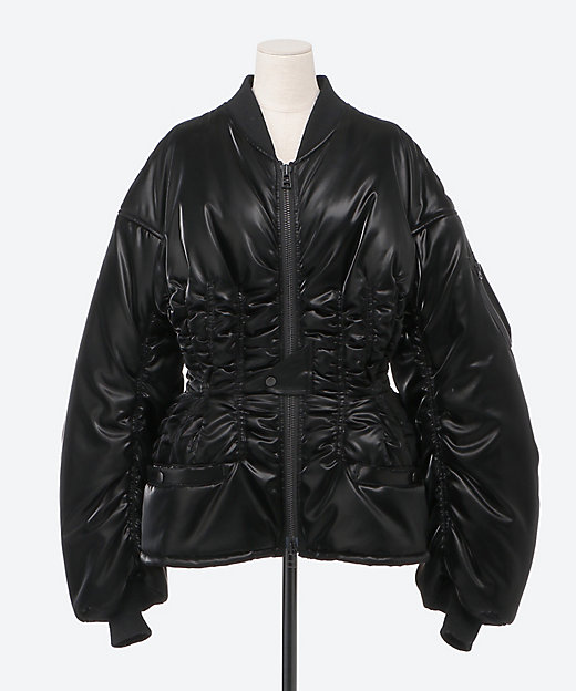 エステルウレタンコーティングウエストシェイプMA―1ジャケット JP