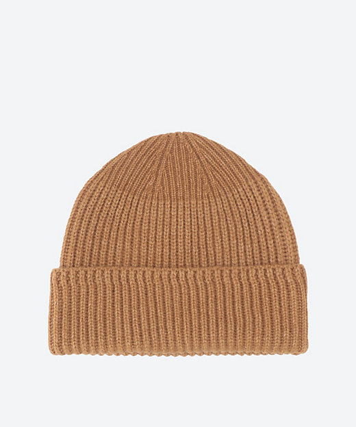 RIBBED KNIT WOOL BEANIE 25FW／11415