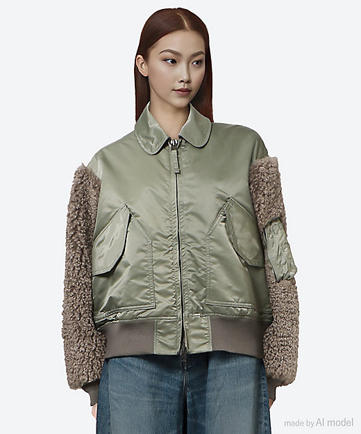 FAUX SHEARLING TYPE CWU－45／P JACKET