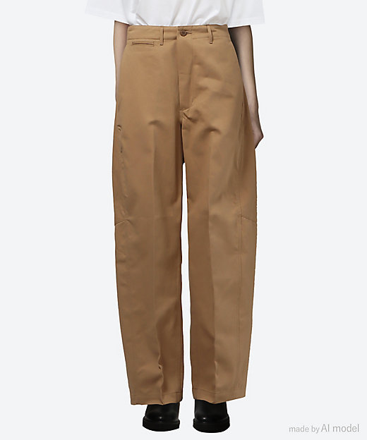 BARREL―LEG CHINO PANTS 25FW／13348