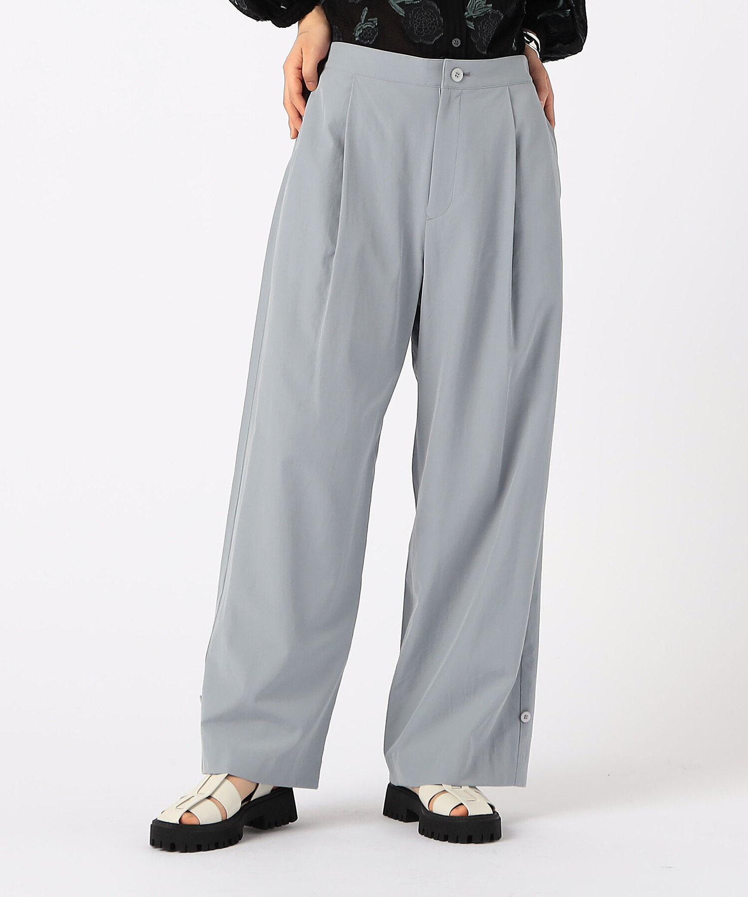 2WAY】タイプライター 2WAYワイドパンツ（7215PG07