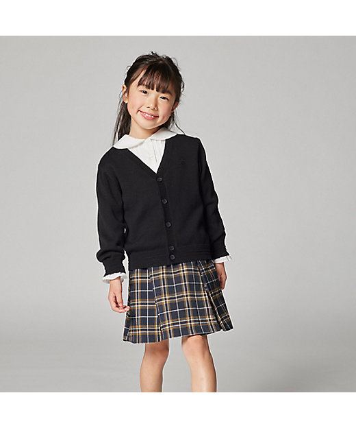 サスペンダー付き チェックスカート（100－130cm