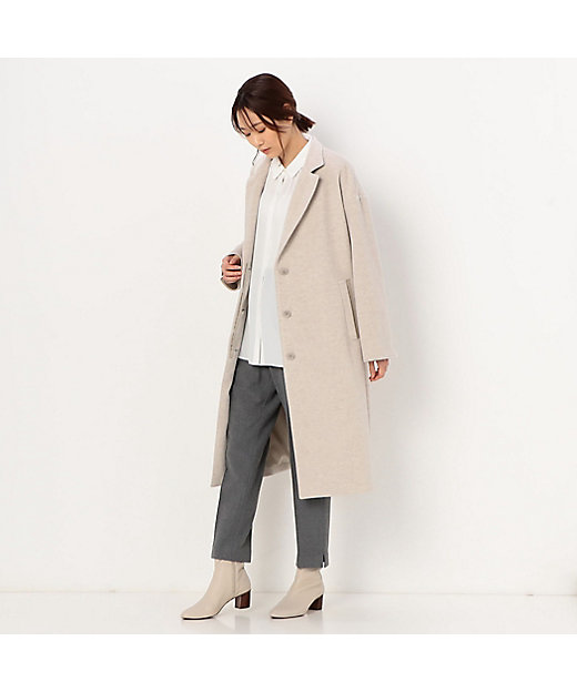 アンゴラウール チェスターコート（0115WA06） | COMME CA