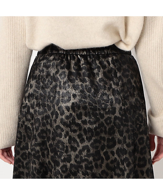 レオパード柄 フレアスカート（0113FA03） | COMME CA (Women