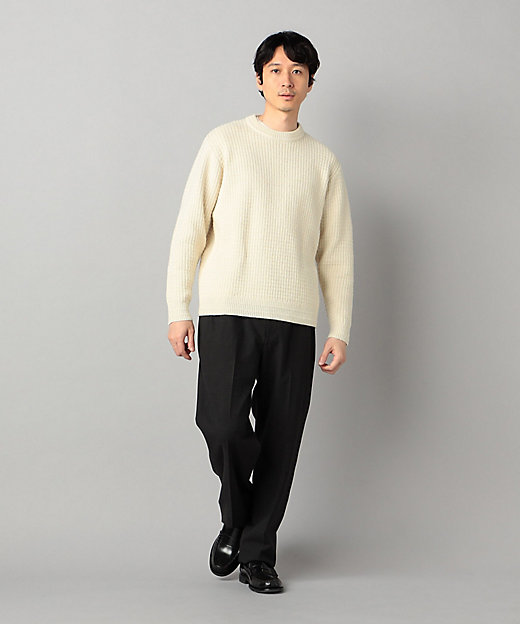 ベビーアルパカ ワッフルニット（0734KM05） | COMME CA MEN