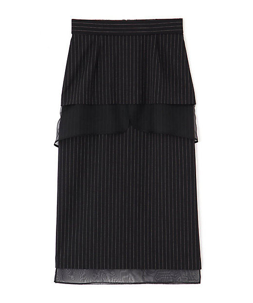 クリアストライプスカート（5314220016） | ADORE (Women