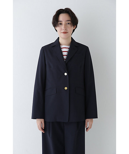 ◇Pレーヨン麻ポプリンテーラードジャケット（0775150300