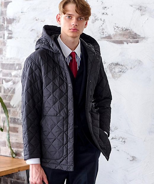 Begin11月号掲載】キルティング フードジャケット