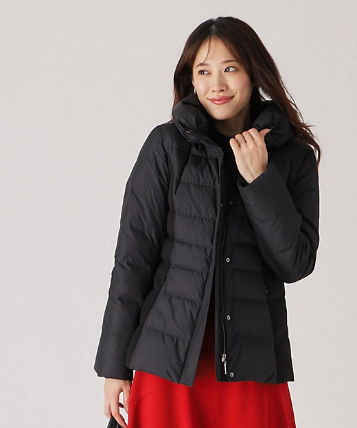 アクアスキュータム ゴルフスカート ダウン フェザー 軽量 黒 アクア