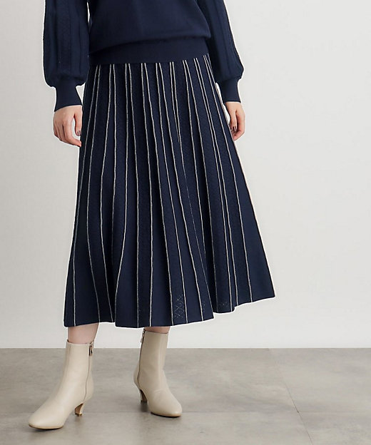 SET UP対応 透かし編み柄ニットスカート（2002367882