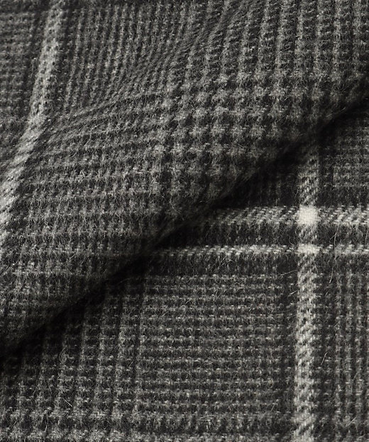 洗えるベビーカシミヤ】グレンチェック マフラー