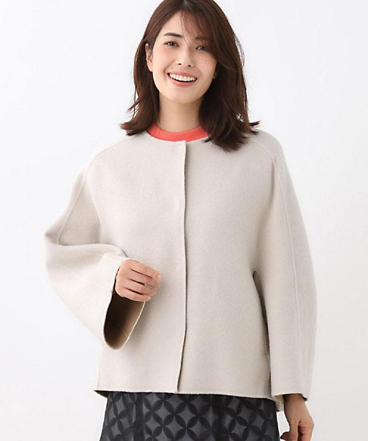 リバー仕立てショートコート（2002544020） | Reflect