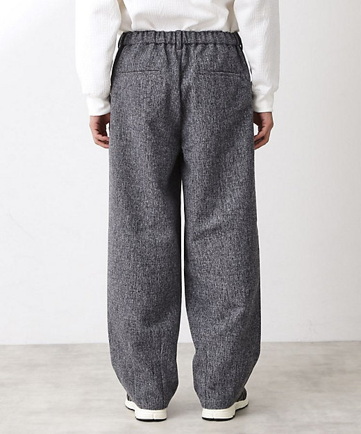 ツイードワイドパンツ 【洗濯機OK／セットアップ可