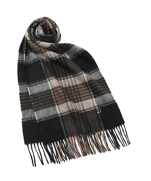 カシミヤチェックマフラー（2002560919） | DRESSTERIOR