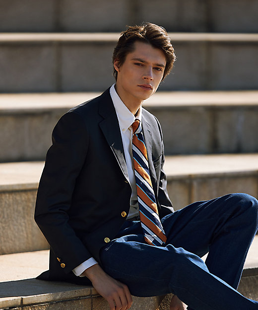 定番 ／ 不朽の名作】ペピンメリノトロピカル ブレザー ／ 金ボタン