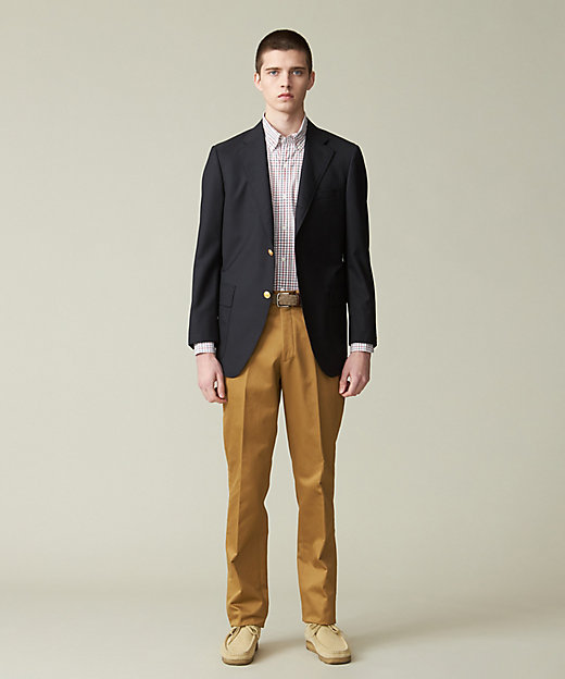 KING SIZE】【定番】ペピンメリノトロピカル 紺ブレザー