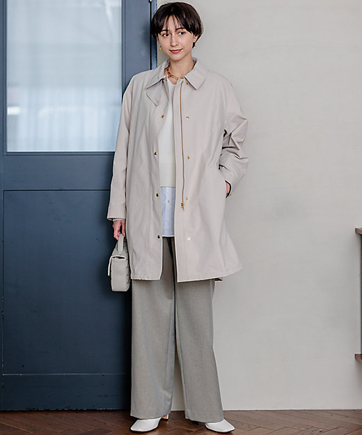 撥水加工／洗える】中綿ベストライナー付き マルチウェイアウター