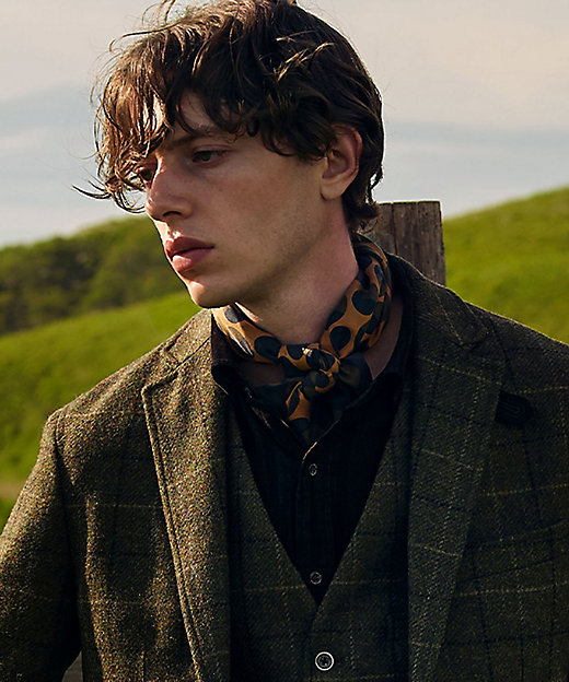 キングサイズ・ツィード／UKファブリック】 ツイード ウィンドーベン