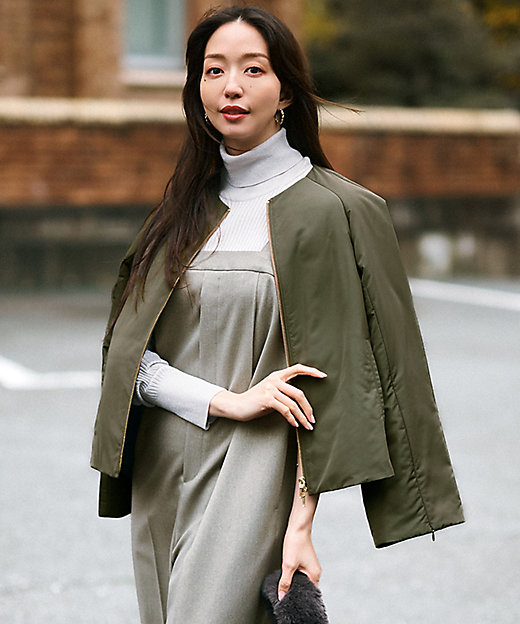 23区×Oggiコラボ ／撥水加工】中綿 パディングタフタ ジャケット