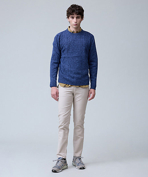 ウール×カシミヤの上質素材【Cash Lamb's Wool】ケーブル