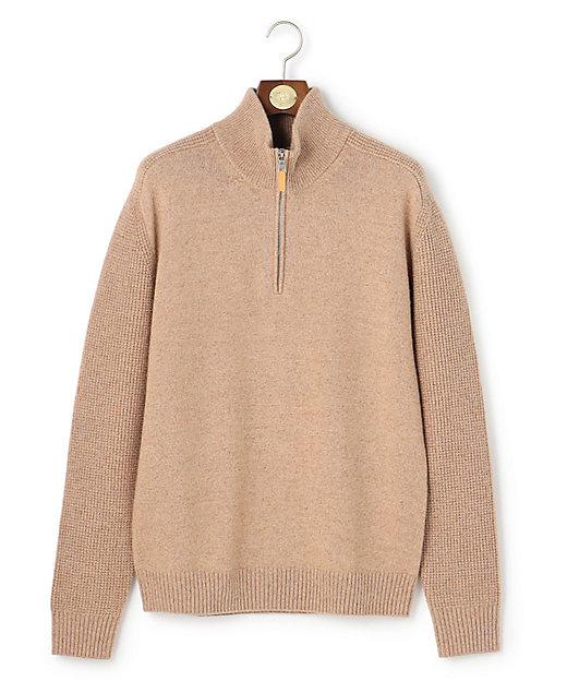 ウール×カシミヤの上質素材【Cash Lamb's Wool】ハーフ