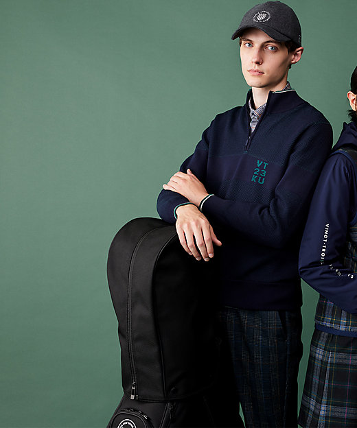 FR2 GOLF ハーフジップ スウェット プルオーバー 長袖 黒 M FR2 GOLF