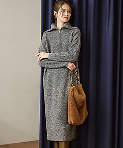 SLOW／一部店舗限定】ソフトウール ニット ワンピース