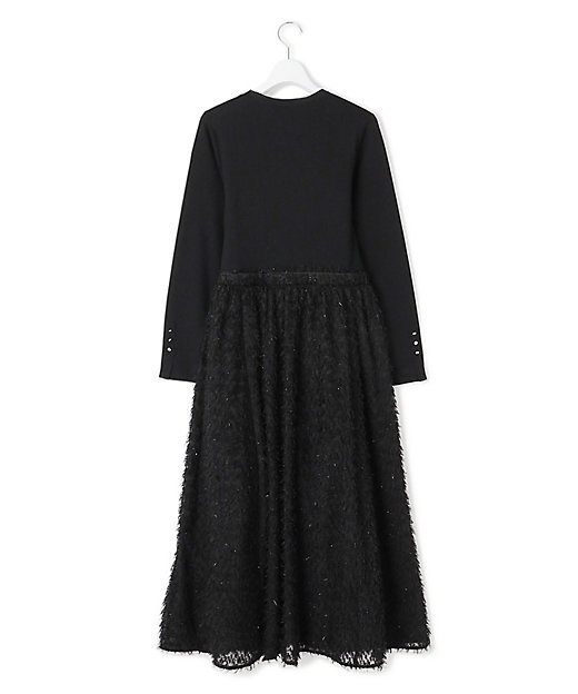 滝沢眞規子さん着用／一部店舗限定／洗える】ニットコンビジャカード