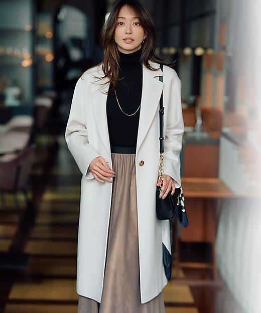 CLASSY．1月号掲載】ウールカシミヤビーバー チェスターコート