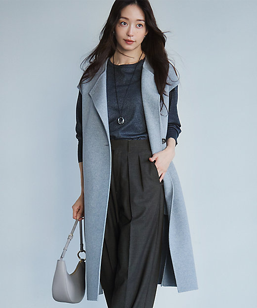 ウールリバー ジレ（SCWWCW0408） | 23区 L (Women/大きい