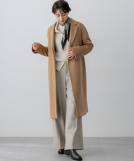 ウールカシミヤビーバー チェスター コート（SCWWGW0505