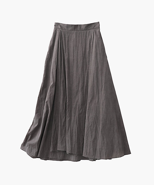 HAND DYE NYLON ｜ タックフレアスカート