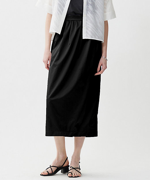 メタリックナイロンサテン コクーンスカート（SKCMGM0705