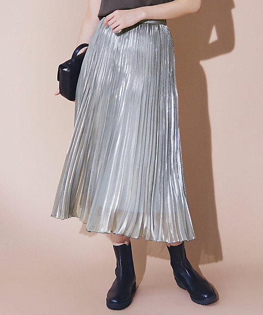 シャイニー プリーツスカート（SKWWCA0219） | 23区 L